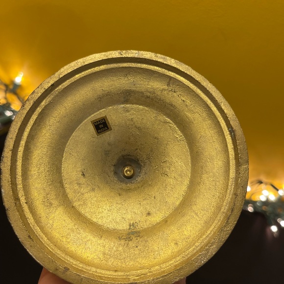 Solid brass candle holder vintage - Picture 4 of 5